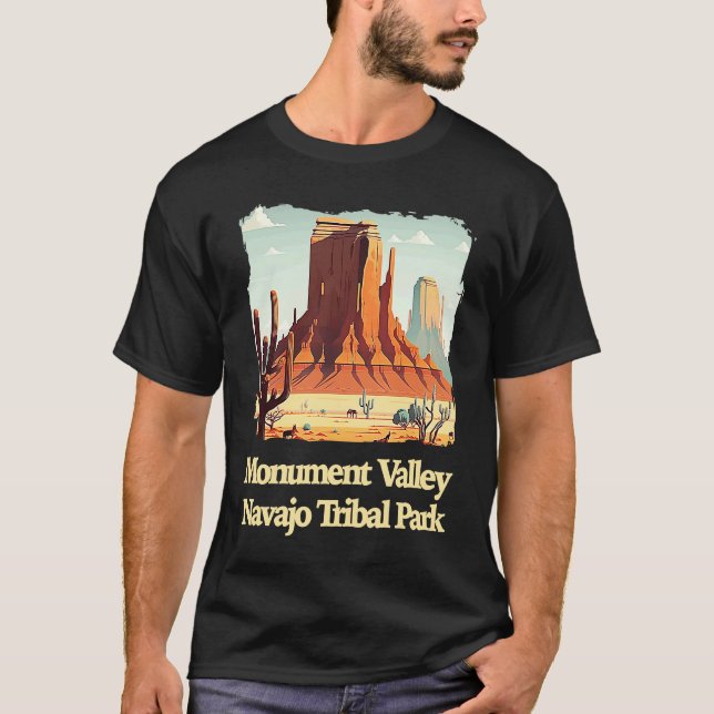 Monument Valley Utah T Shirt (Framsida)