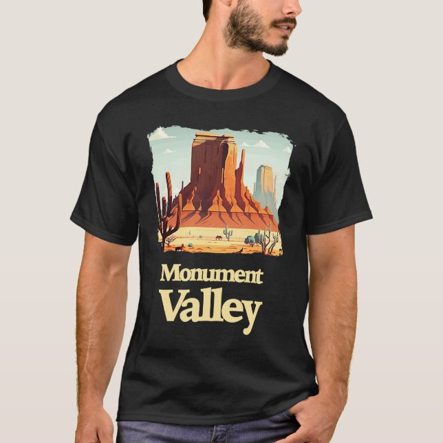 Monument Valley Utah T Shirt (Framsida)