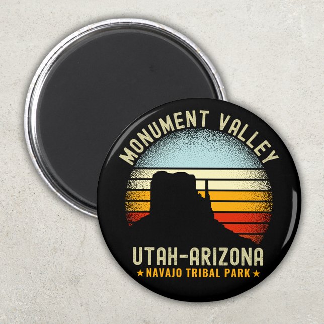 Monument Valley Vintage Landscape Utah  Magnet (Skapare uppladdad)