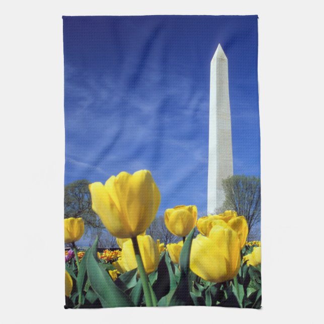 Monument | Washington Monument i Vår Kökshandduk (Vertikal)