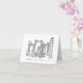 Monumental Arch, Palmyra, Syrien Kort