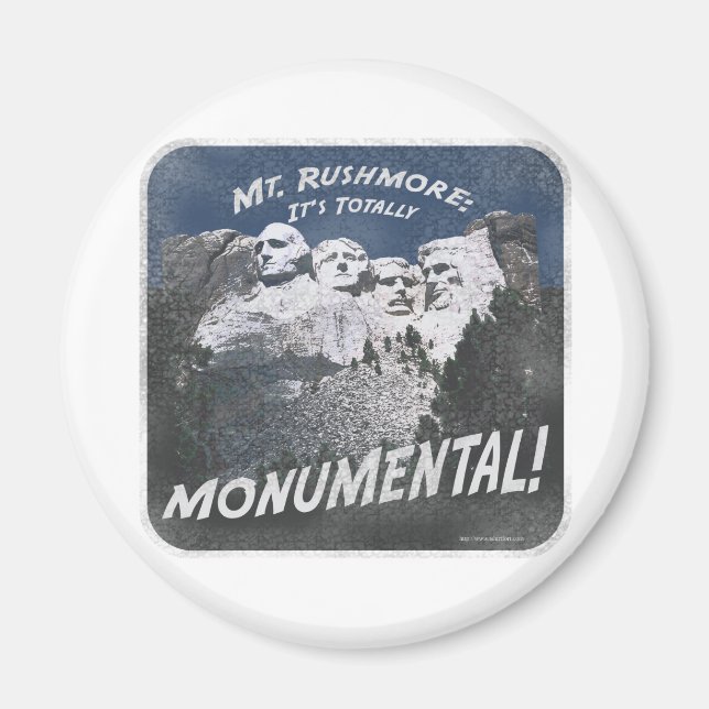 Monumental Mt. Rushmore Magnet (Framsidan)