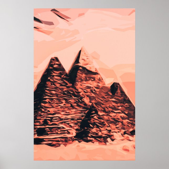 monumental pyramidegypten poster (Framsidan)