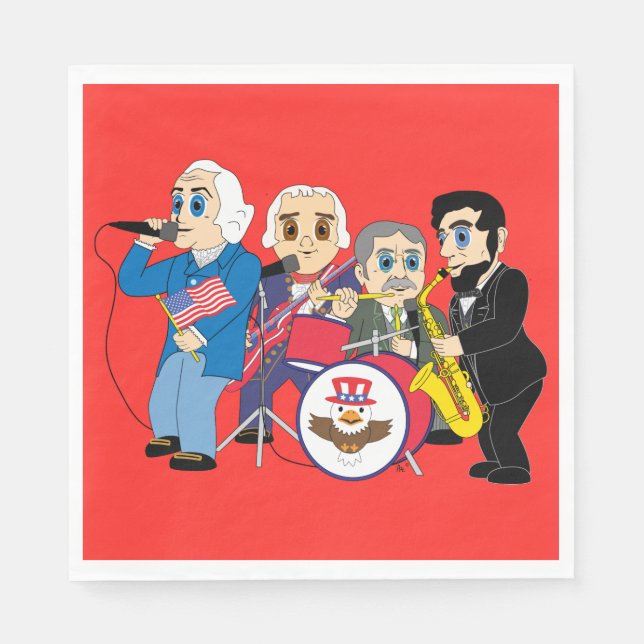 Monumental Sten Pappersservett (Framsidan)