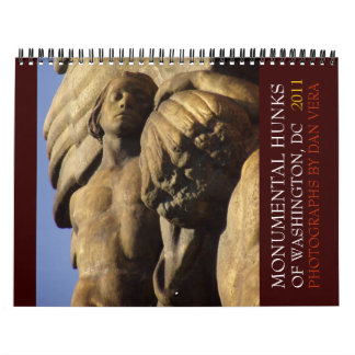 Monumentala snygg man av Washington, DC 2011 - Kalender