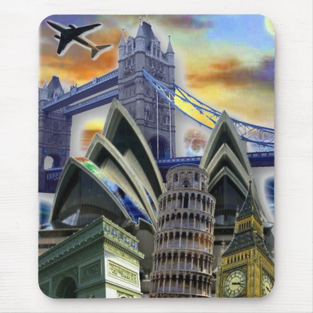 MonumentCollage Mousepad Musmatta (Framsidan)
