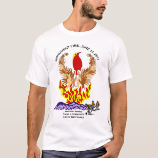 Monumentet avfyrar och översvämmar skjortor tee shirt