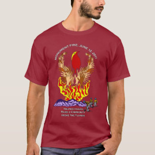 Monumentet avfyrar skjortan t shirt