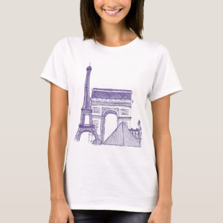 Monumentos de Paris Tee