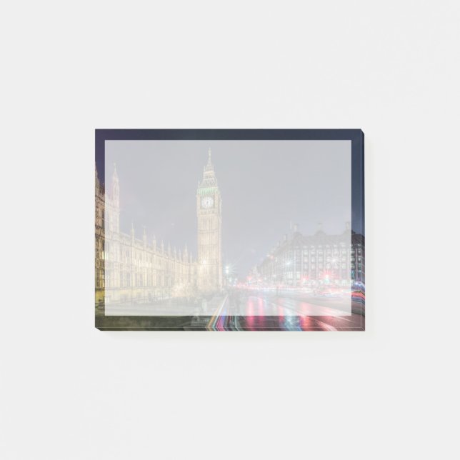 Monuments | Big Ben at Night Post-it Block (Framsida)