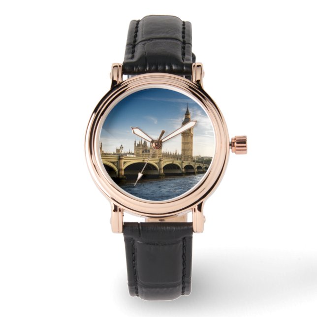 Monuments | Big Ben, London England Armbandsur (Framsida)