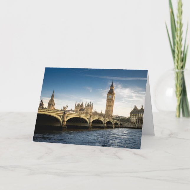 Monuments | Big Ben, London England Kort (Framsida)