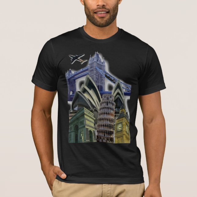 Monuments Collage T-Shirts (Framsida)