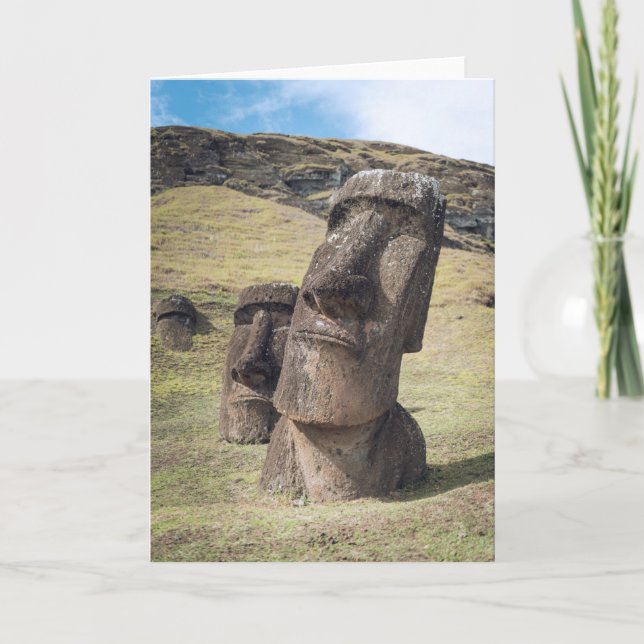 Monuments | Easter Island, Chile Kort (Framsida)