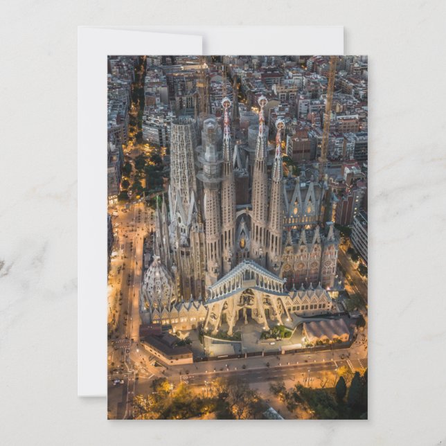Monuments | La Sagrada Familia Tack Kort (Framsida)