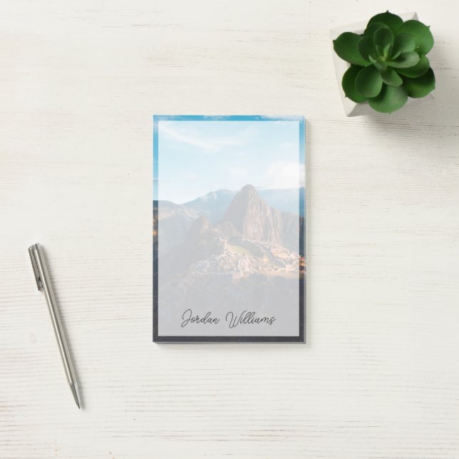 Monuments | Machu Picchu, Peru Post-it Block (Kontor)