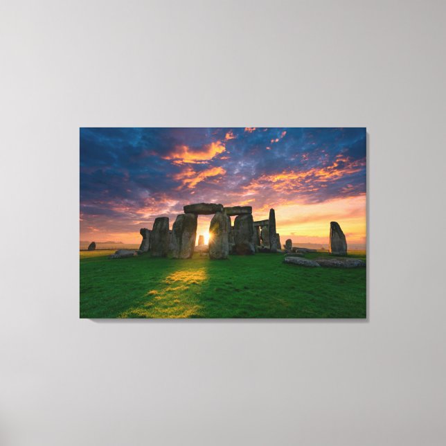 Monuments | Stonhenge, England Canvastryck (Framsida)