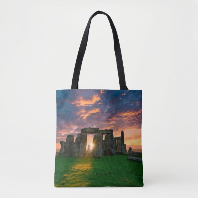 Monuments | Stonhenge, England Tygkasse (Framsida)