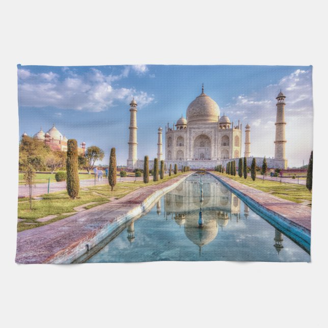 Monuments | Taj Mahal Sunrise Kökshandduk (Horisontell)