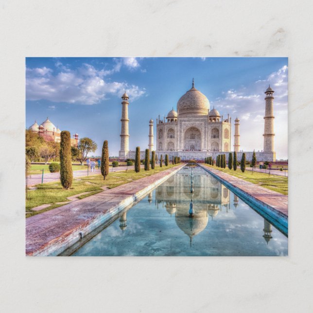 Monuments | Taj Mahal Sunrise Vykort (Framsida)