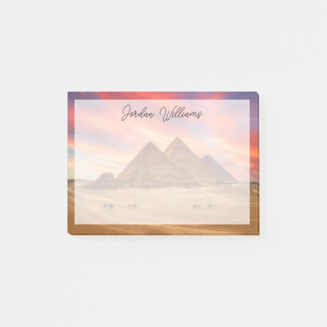 Monuments | The Great Pyramids Post-it Block (Framsida)