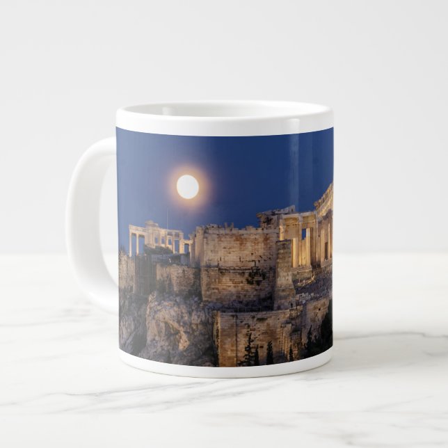 Monuments | The Parthenon Athens, Greece Jumbo Mugg (Framsida vänster)