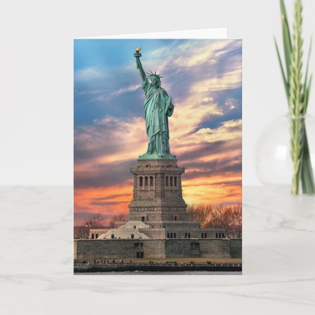Monuments | The Statue of Liberty Kort (Framsida)