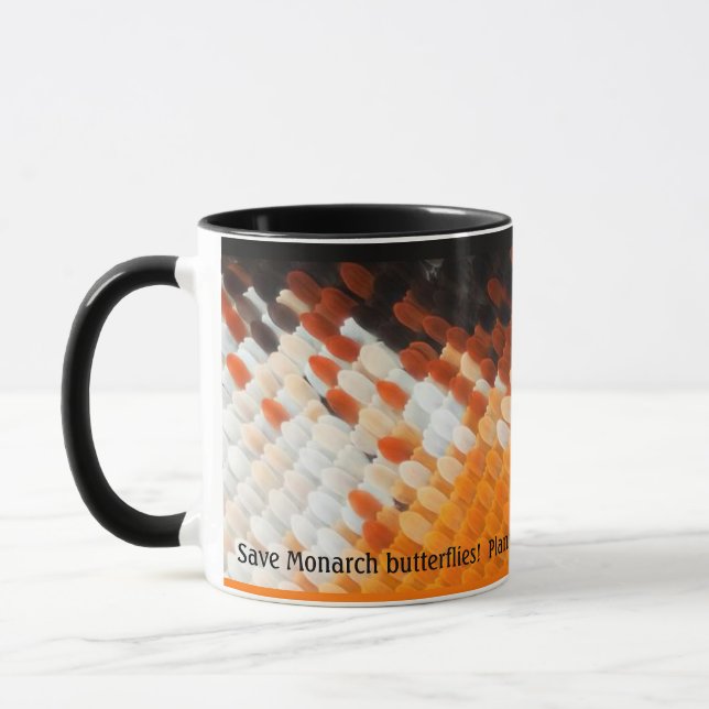 Monungens fjärilsvinge mugg (Vänster)