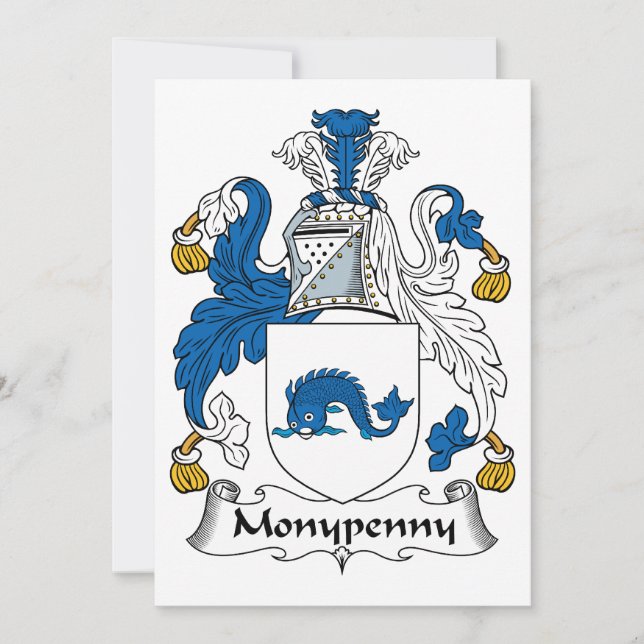 Monypenny Family Crest (Framsida)