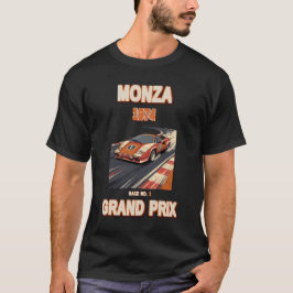 Monza 1974 Vintage Grand Prix Racing Affisch T Shirt