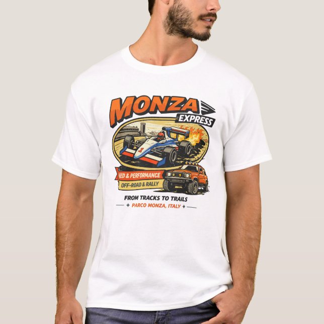 Monza Express Rally T Shirt (Framsida)