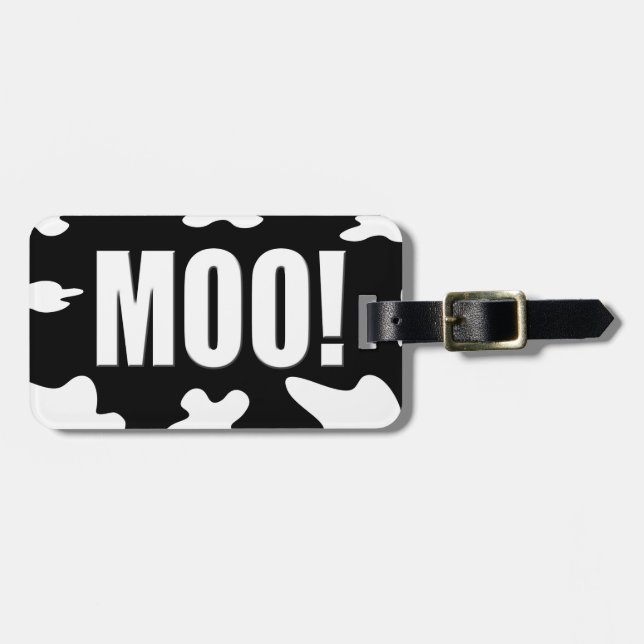 Moo! Bagagebricka (Horisontell Framsida)
