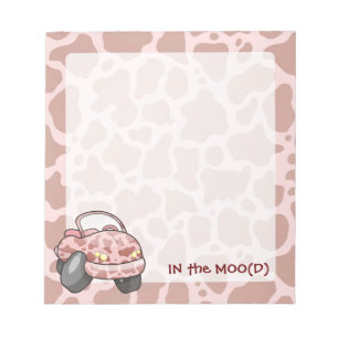 Moo Car Anteckningsblock