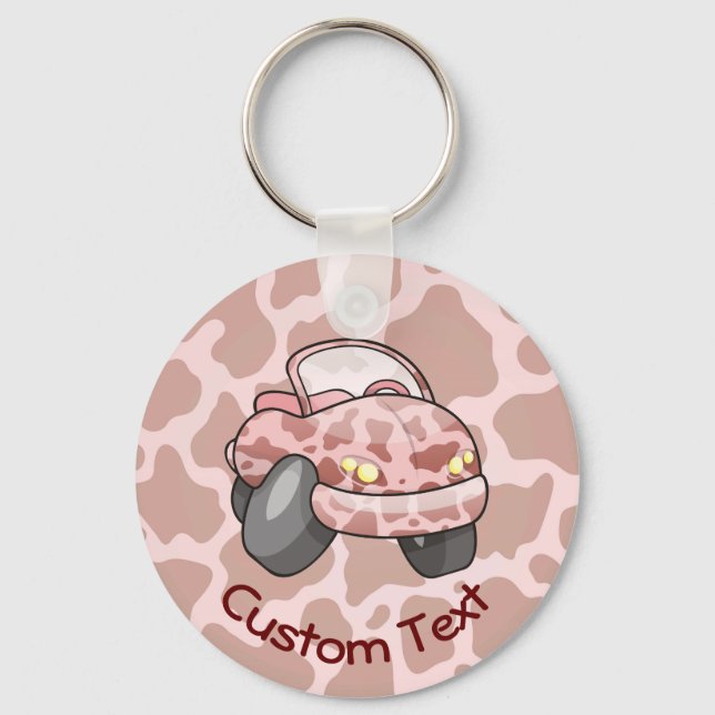 Moo Car Keychain Nyckelring (Framsida)