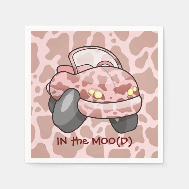 Moo Car Pappersservett (Framsidan)