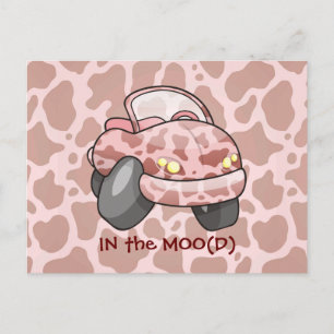 Moo Car Vykort