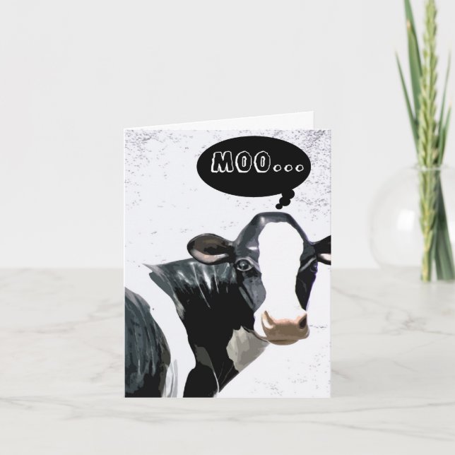 Moo-chas Gracias Tack Kort (Framsida)