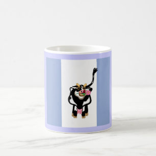Moo Cow Blue Kaffemugg
