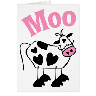 Moo Cow Hälsningskort