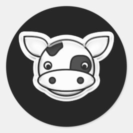 Moo Cow Runt Klistermärke