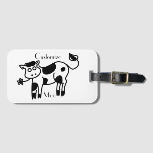 Moo Cow Thunder_Cove Bagagebricka