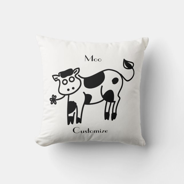 Moo Cow Thunder_Cove Kudde (Framsida)
