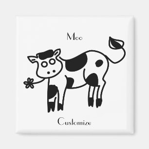 Moo Cow Thunder_Cove Magnet