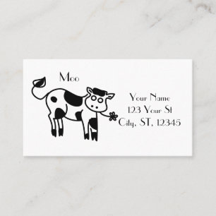 Moo Cow Thunder_Cove Visitkort