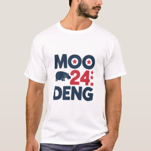 Moo Deng 2024 Moo Deng Moo Deng Söt Bebis Flodhäst T Shirt