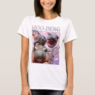 MOO-DENG BERÖMD BABY PIGMY HIPPO MOODENG T SHIRT
