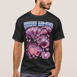 MOO-DENG BERÖMD BABY PIGMY HIPPO MOODENG T SHIRT