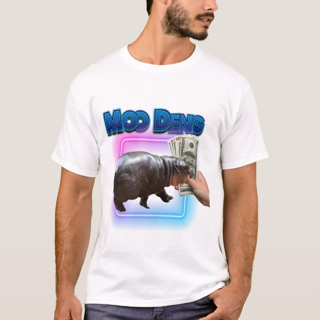 Moo Deng Bootleg Rap Shirt | Moo Deng Shirt T (Framsida)