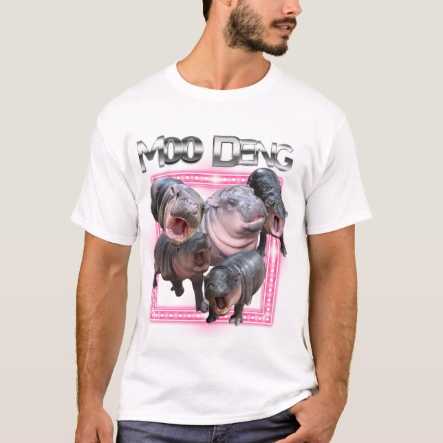 Moo Deng Bootleg Rap Shirt | Moo Deng Shirt T Shirt (Framsida)