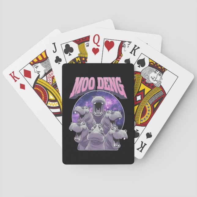 MOO-DENG DEN BERÖMDA BABY DVÄRGHIPPO MOO-DENG CASINOKORT (Baksidan)